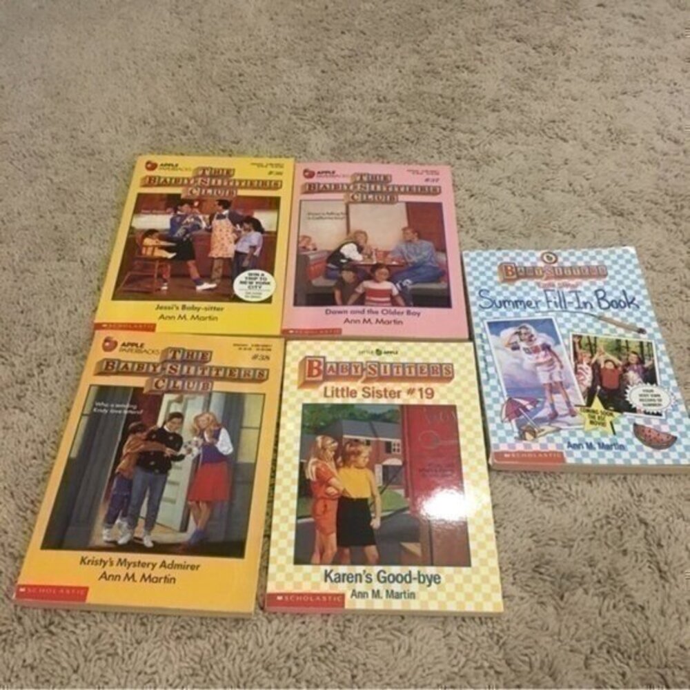 The Baby Sitter’s Club vintage books 36-38 plus 2 little sister books
